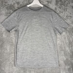 Le Bent Shirt Mens Medium Wool Blend Baselayer Ultralight 160 Gm2 Heathered Gray
